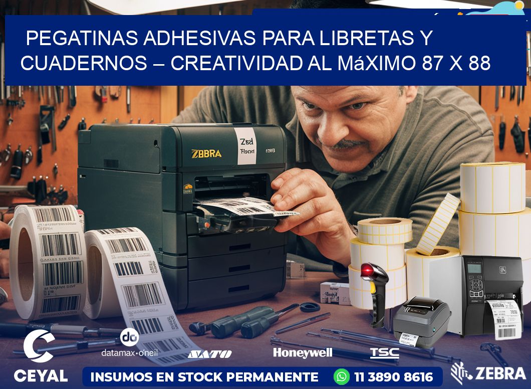 Pegatinas Adhesivas para Libretas y Cuadernos – Creatividad al Máximo 87 x 88