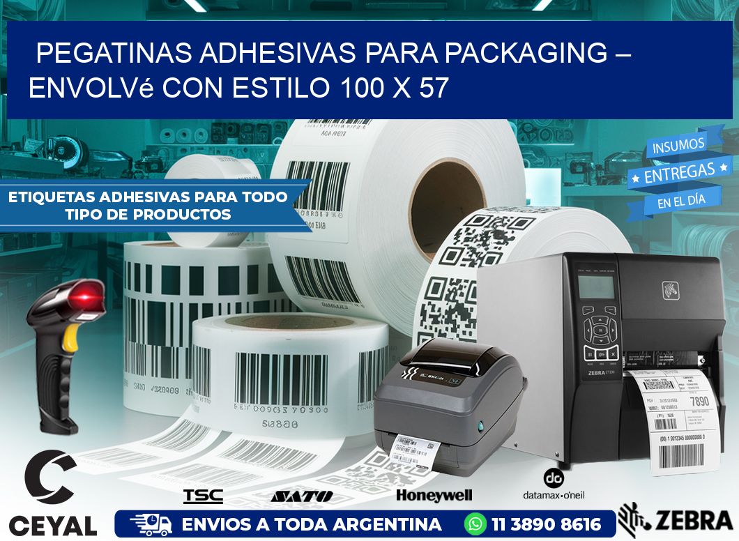 Pegatinas Adhesivas para Packaging – Envolvé con Estilo 100 x 57