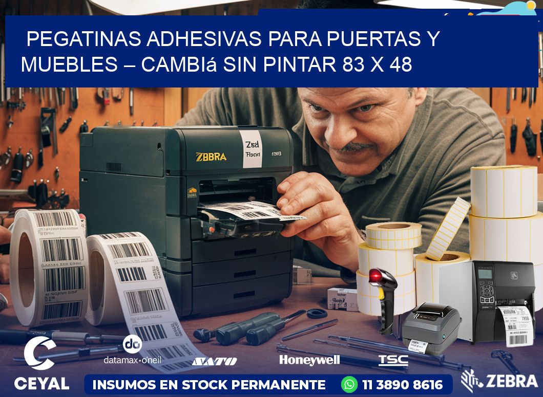 Pegatinas Adhesivas para Puertas y Muebles – Cambiá sin Pintar 83 x 48