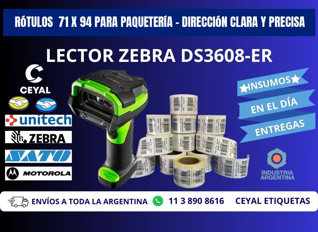 Rótulos 71 x 94 para Paquetería – Dirección Clara y Precisa