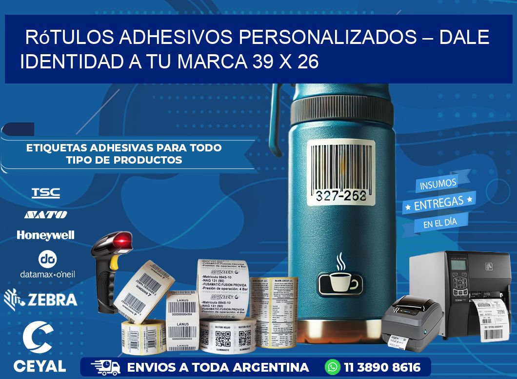 Rótulos Adhesivos Personalizados – Dale Identidad a Tu Marca 39 x 26