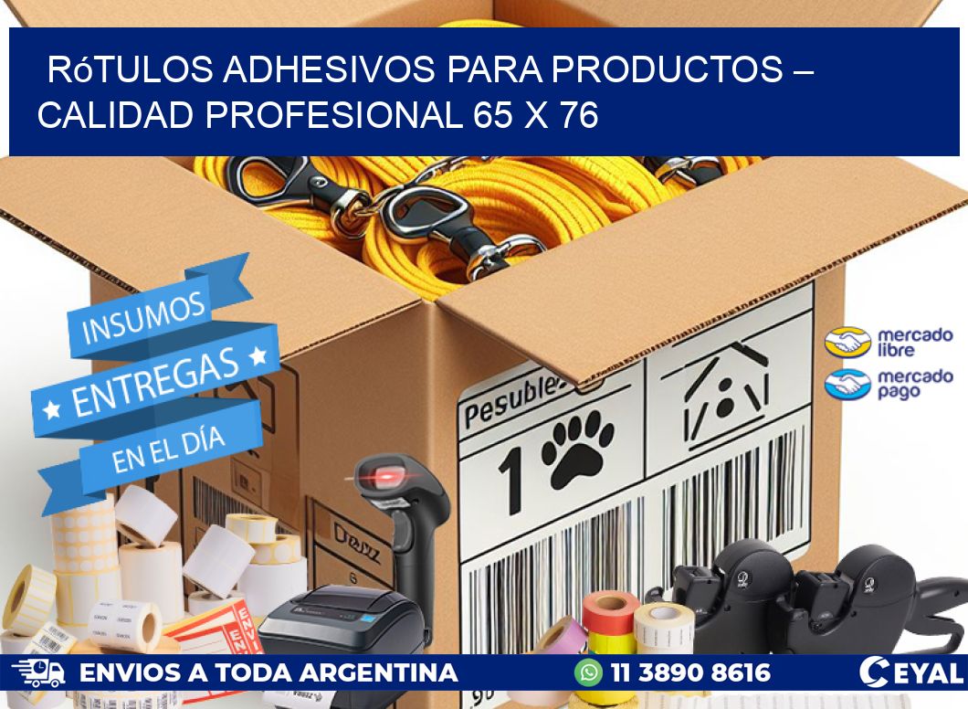 Rótulos Adhesivos para Productos – Calidad Profesional 65 x 76