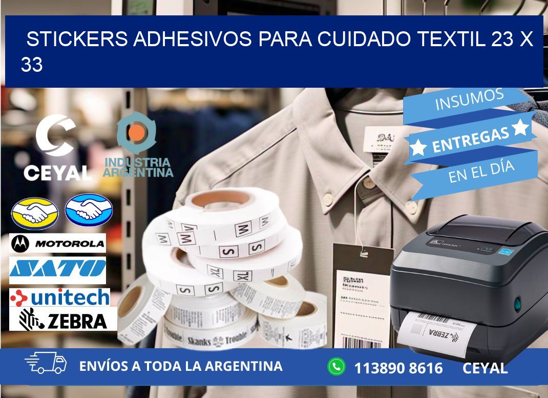 STICKERS ADHESIVOS PARA CUIDADO TEXTIL 23 x 33