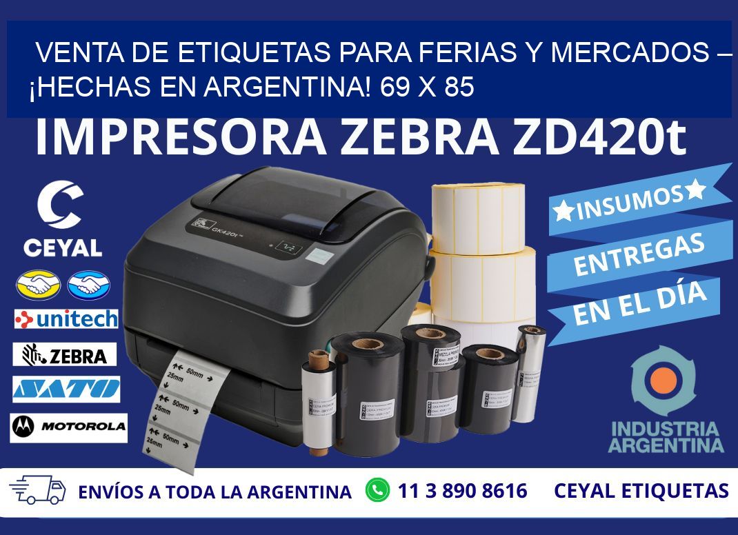 VENTA DE ETIQUETAS PARA FERIAS Y MERCADOS – ¡HECHAS EN ARGENTINA! 69 x 85
