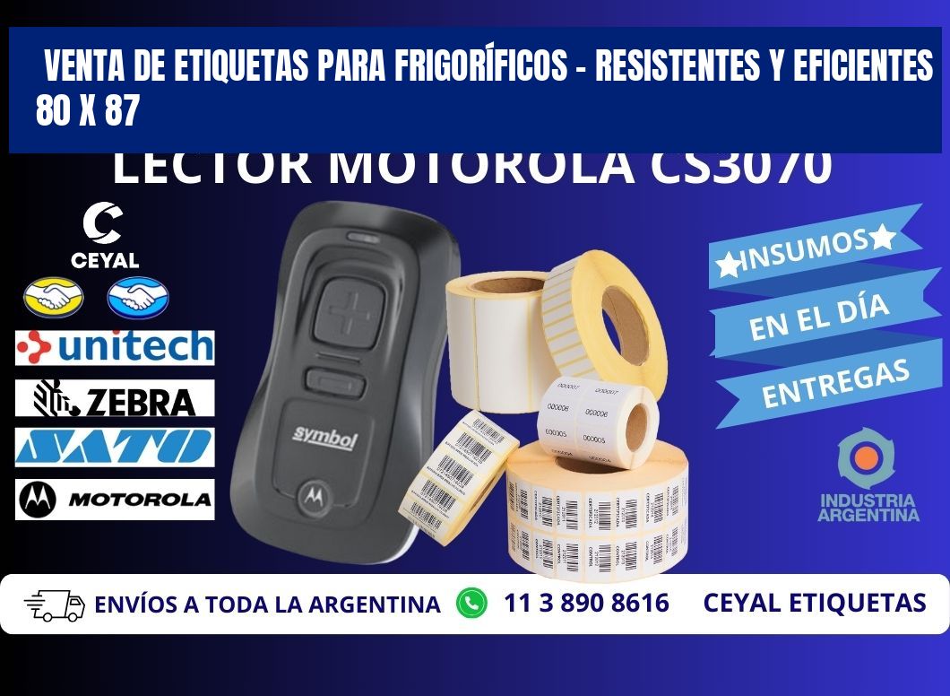 VENTA DE ETIQUETAS PARA FRIGORÍFICOS – RESISTENTES Y EFICIENTES 80 x 87