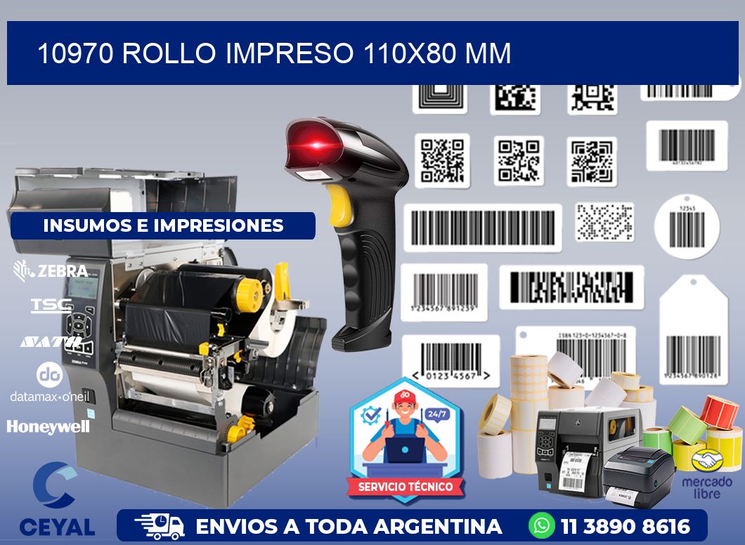 10970 ROLLO IMPRESO 110x80 mm