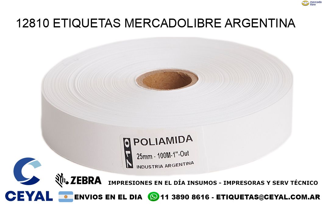 12810 ETIQUETAS MERCADOLIBRE ARGENTINA