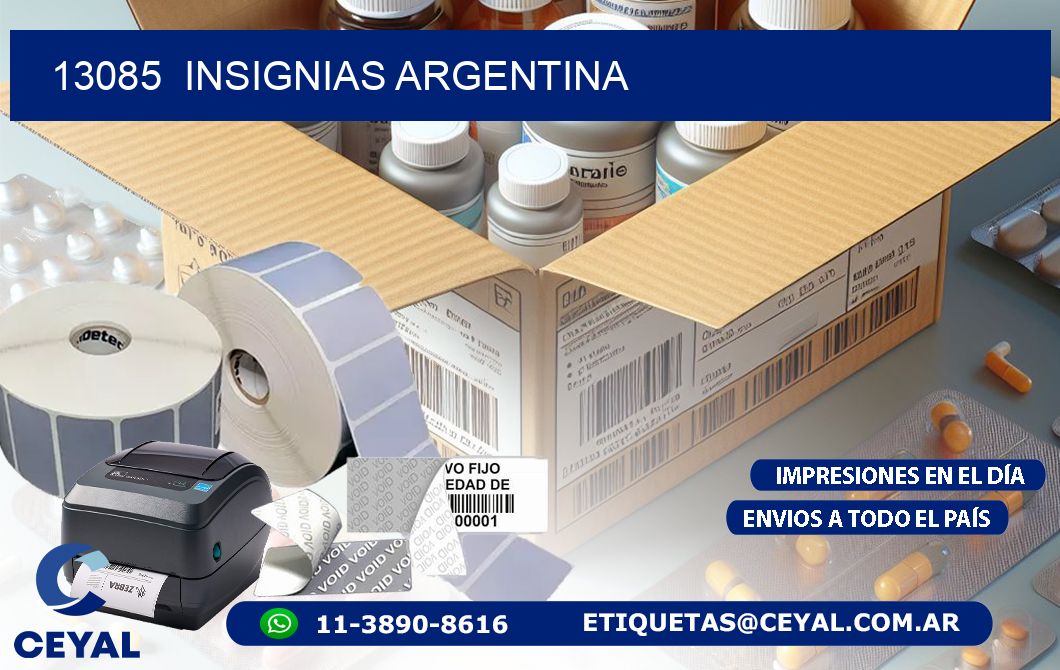 13085  Insignias Argentina