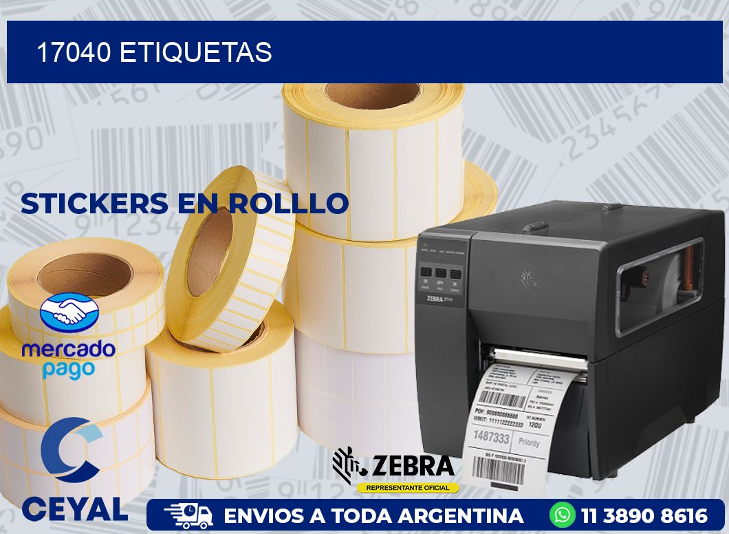 17040 ETIQUETAS