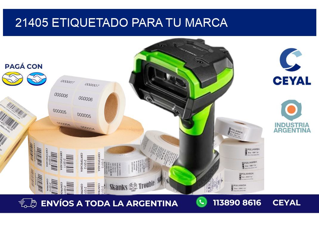 21405 ETIQUETADO PARA TU MARCA