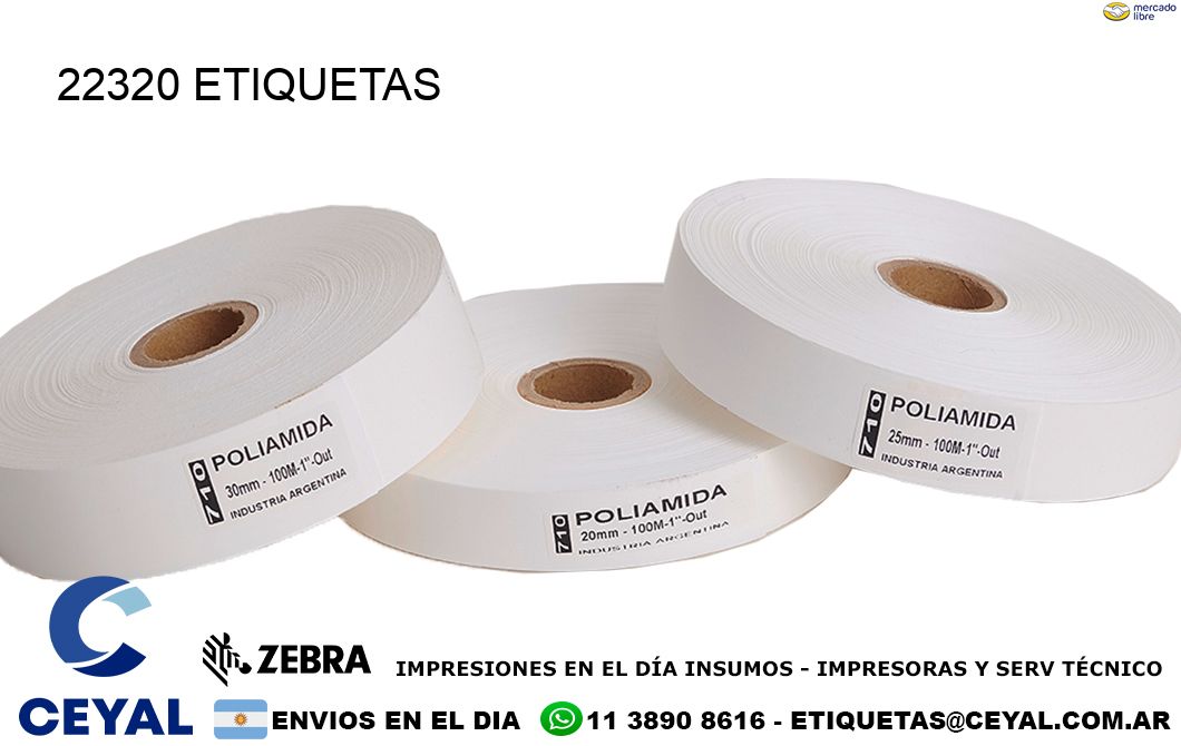 22320 ETIQUETAS
