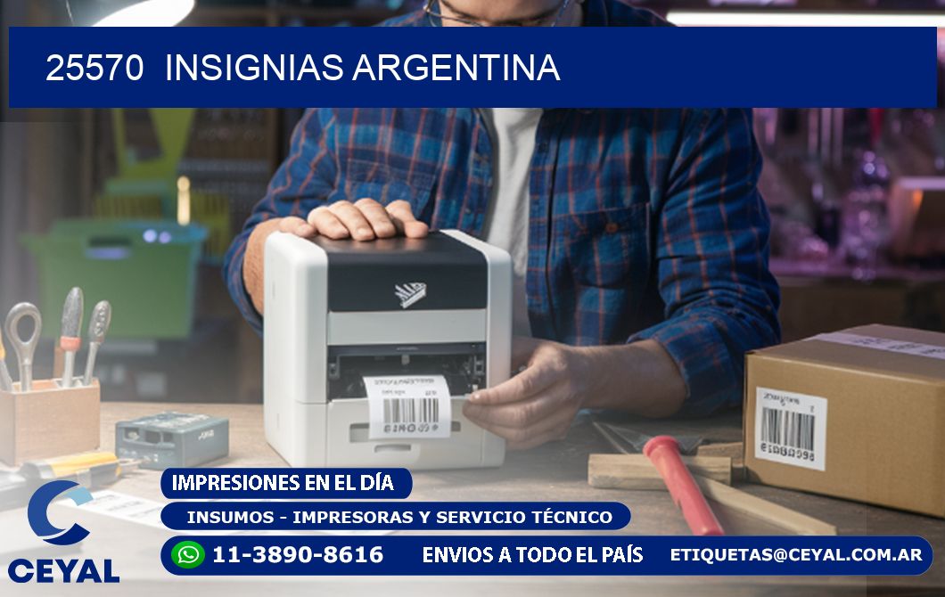 25570 Insignias Argentina