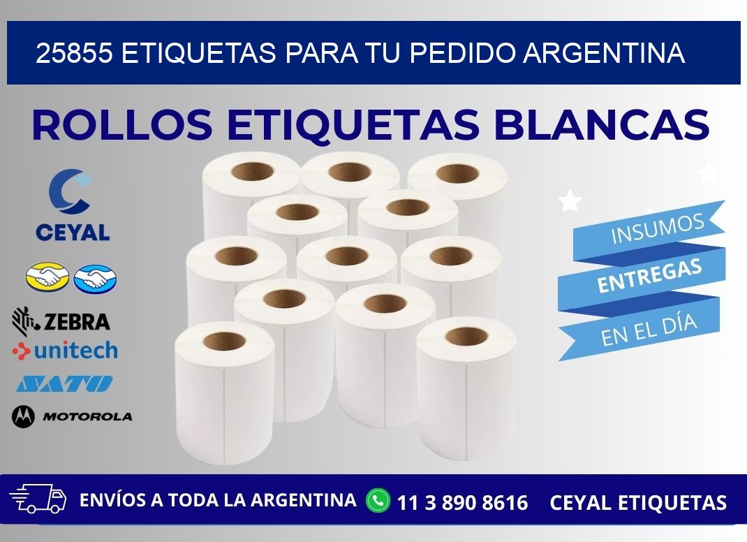 25855 ETIQUETAS PARA TU PEDIDO ARGENTINA