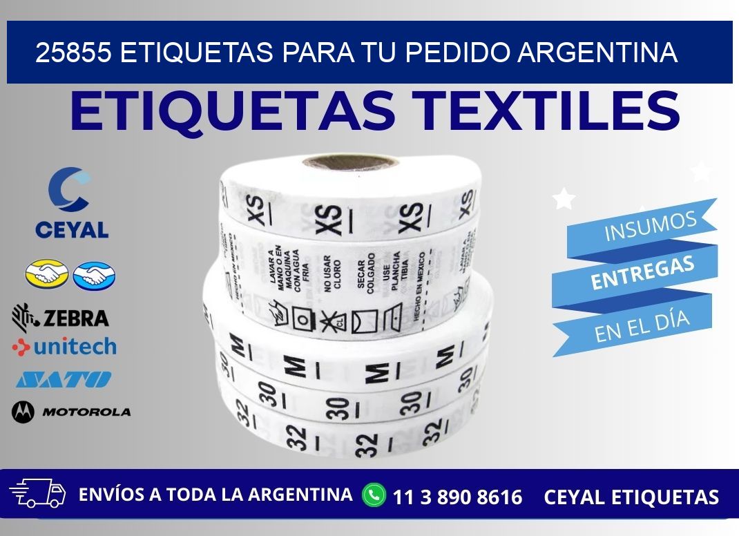 25855 ETIQUETAS PARA TU PEDIDO ARGENTINA