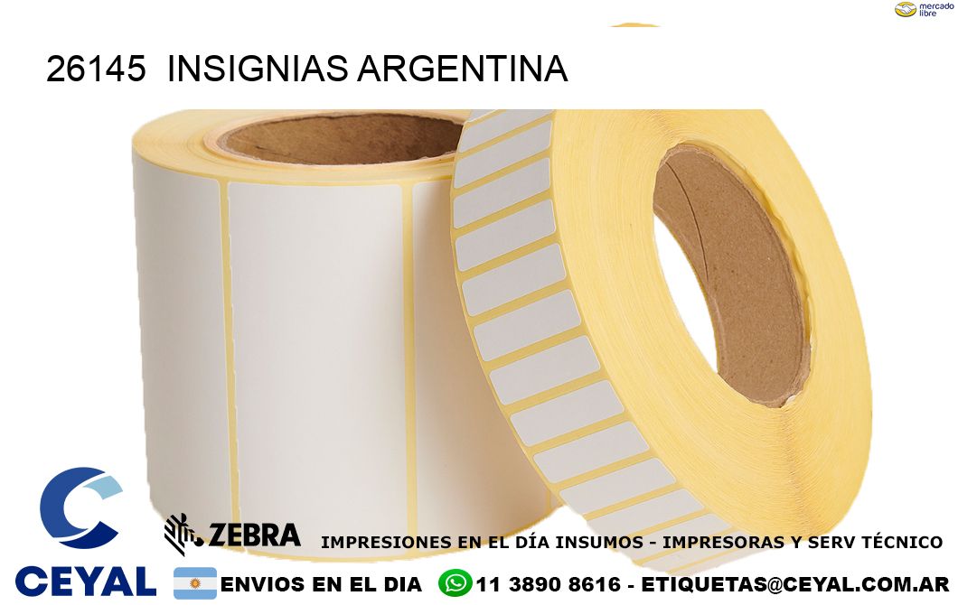 26145 Insignias Argentina