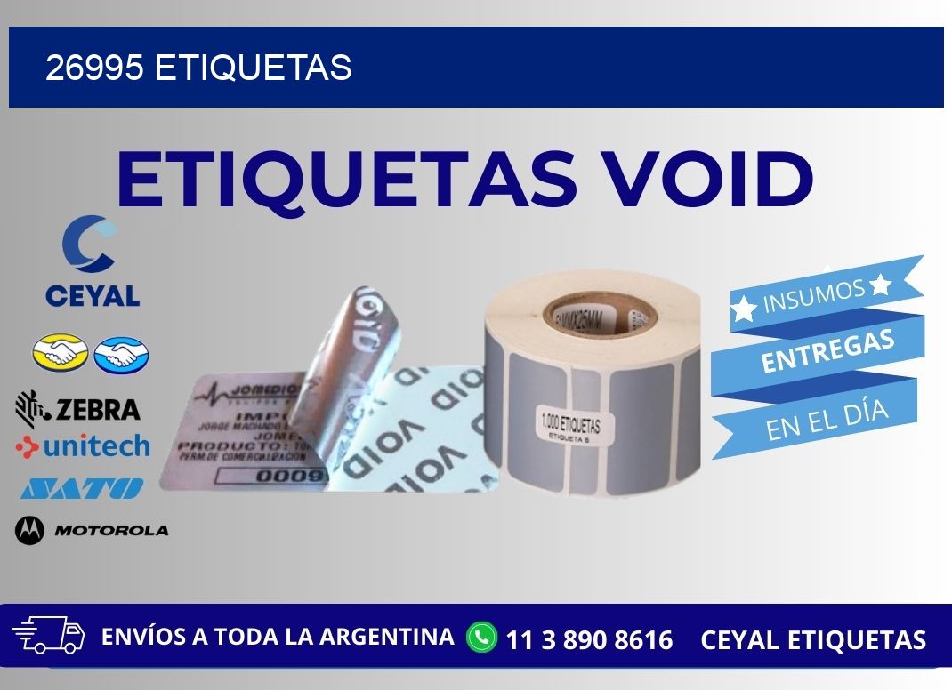 26995 ETIQUETAS