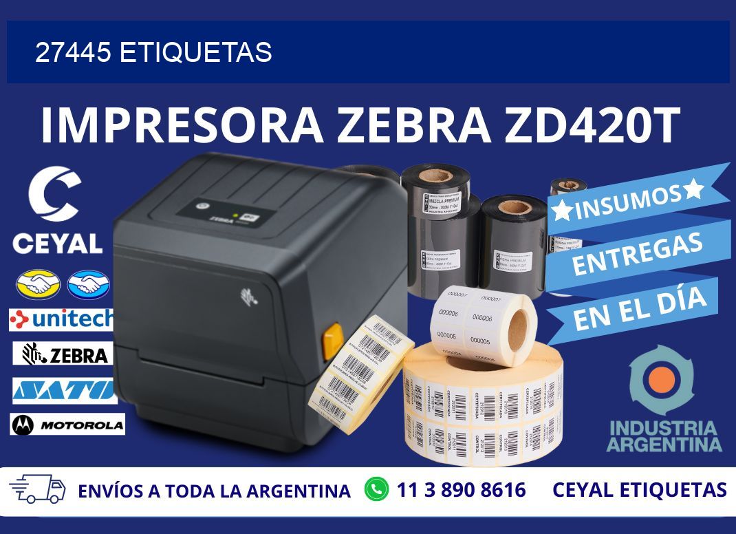 27445 ETIQUETAS
