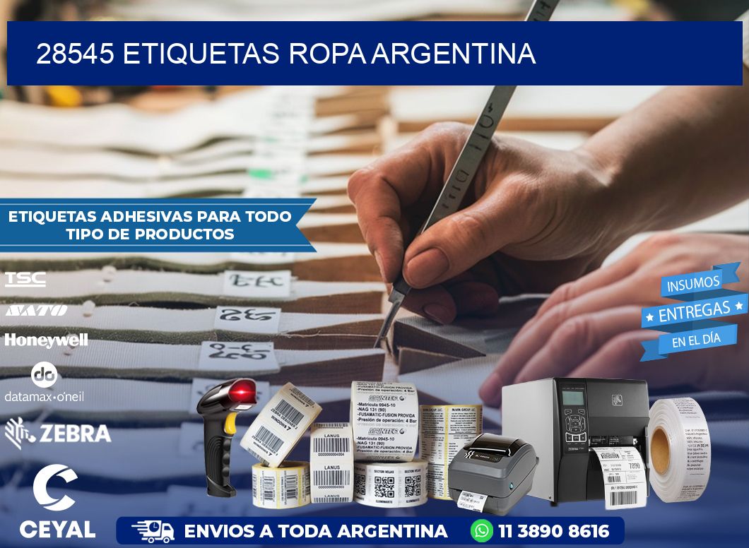28545 ETIQUETAS ROPA ARGENTINA
