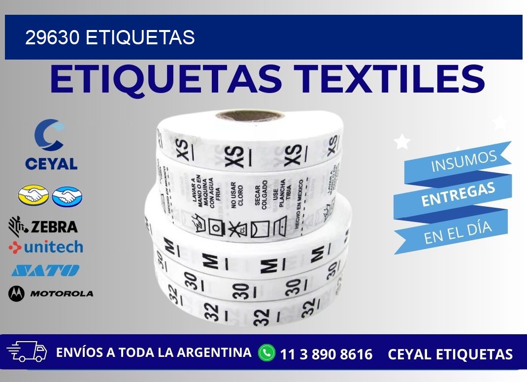 29630 ETIQUETAS