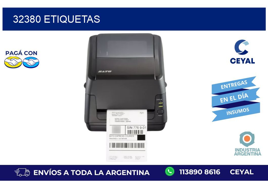 32380 ETIQUETAS