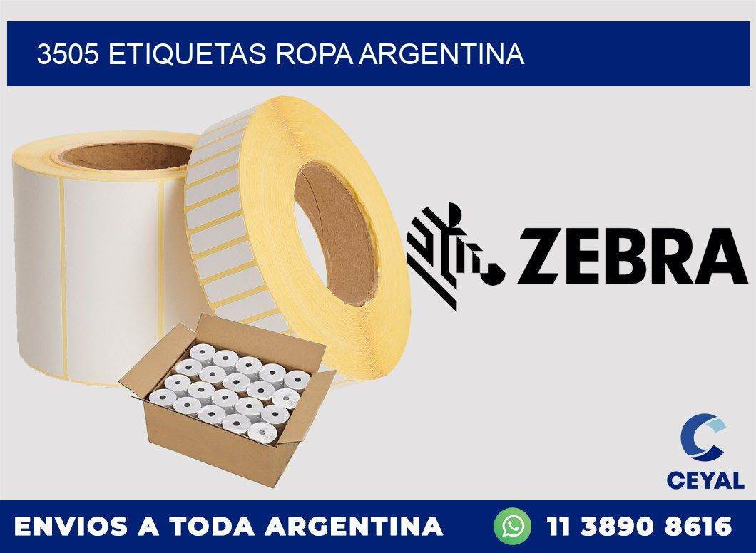 3505 ETIQUETAS ROPA ARGENTINA