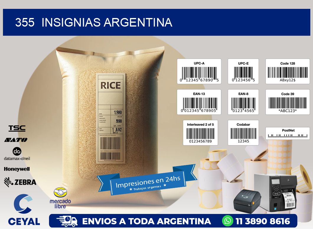 355 Insignias Argentina