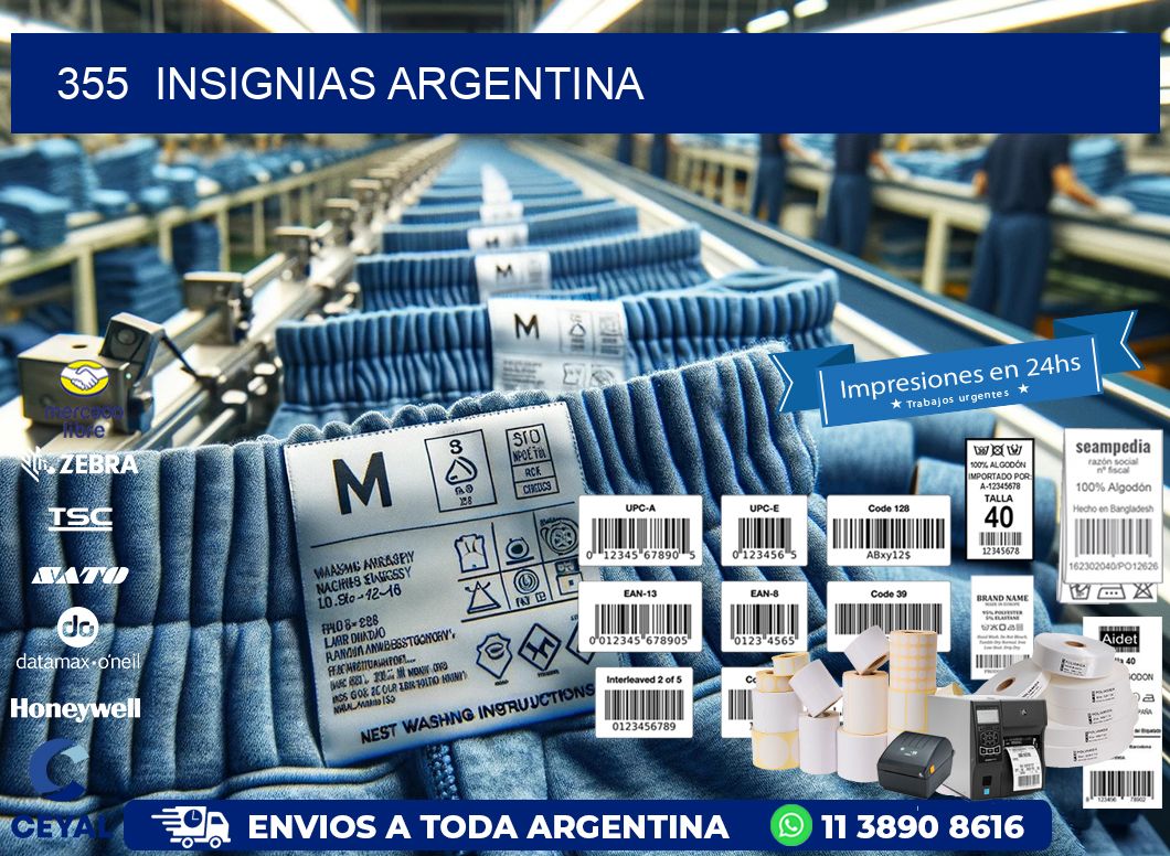 355 Insignias Argentina