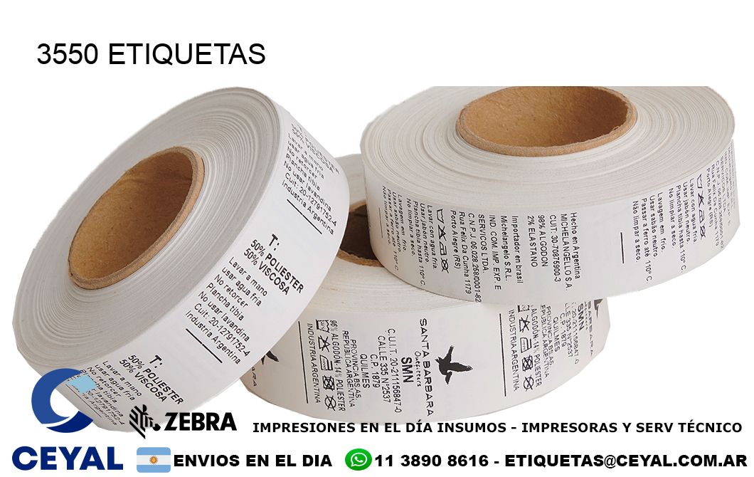 3550 ETIQUETAS