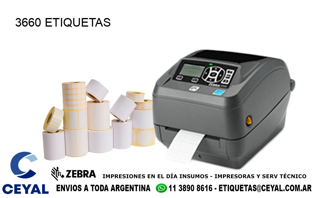 3660 ETIQUETAS