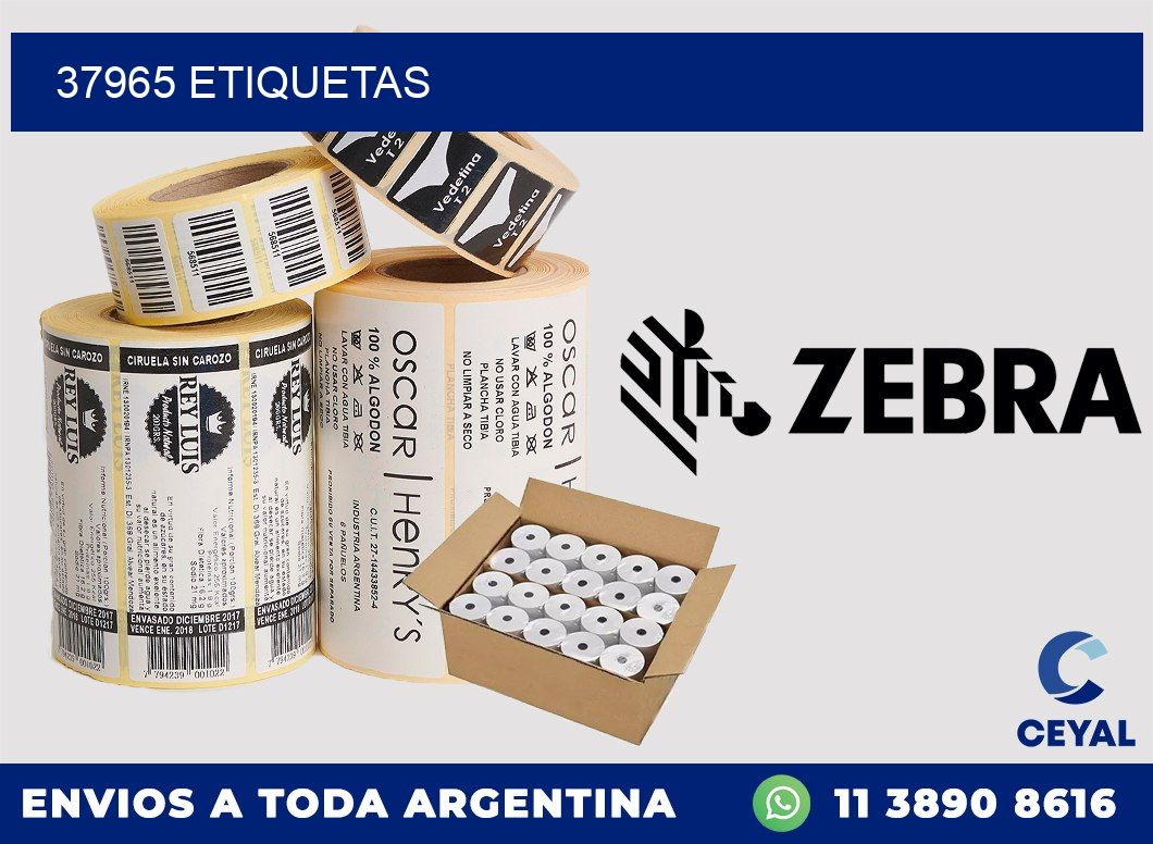 37965 ETIQUETAS