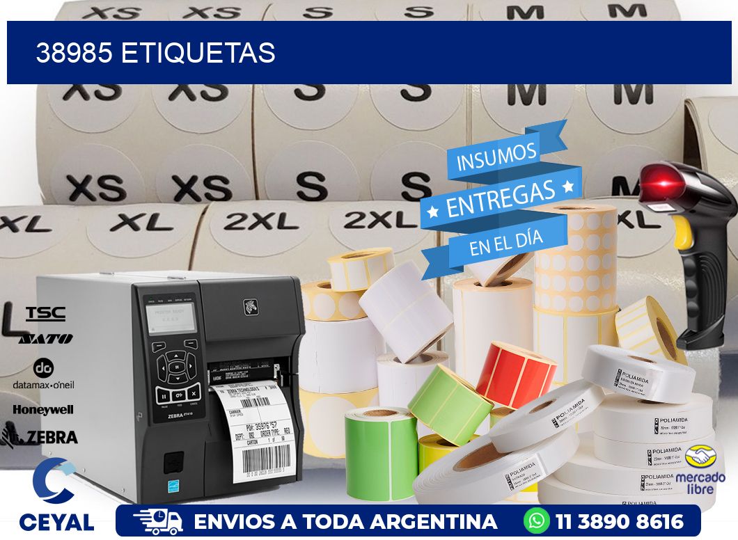 38985 ETIQUETAS