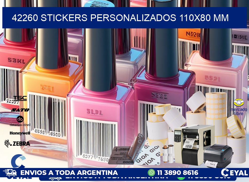 42260 STICKERS PERSONALIZADOS 110×80 mm