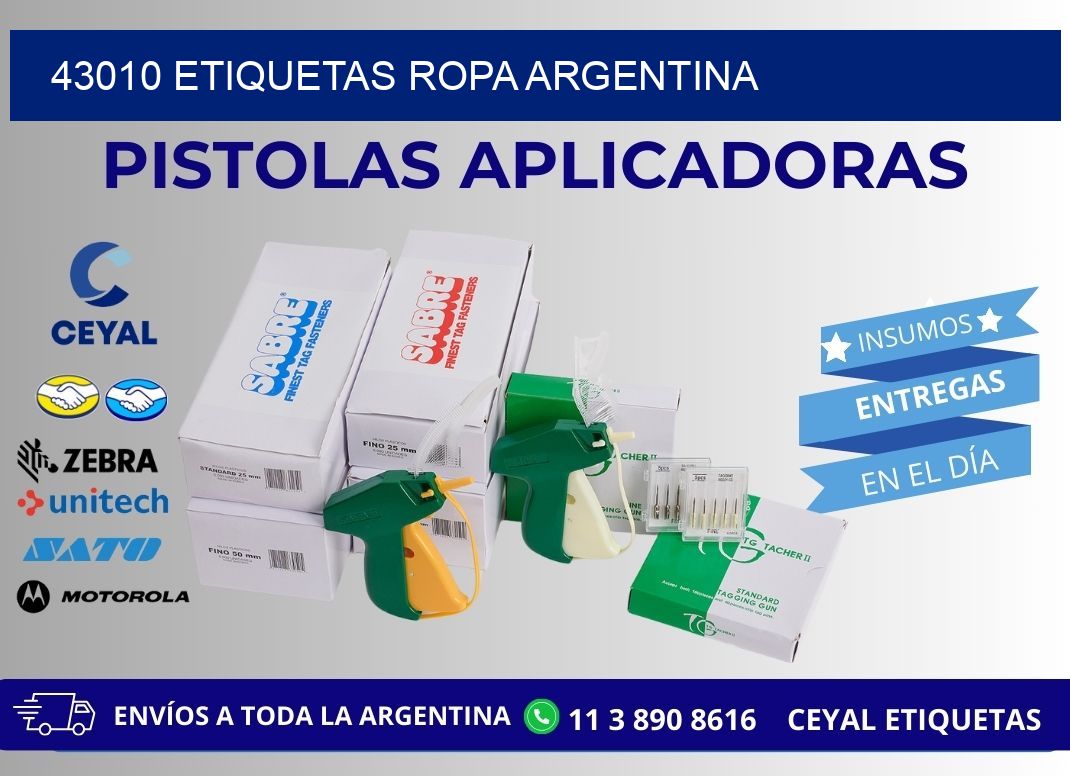 43010 ETIQUETAS ROPA ARGENTINA
