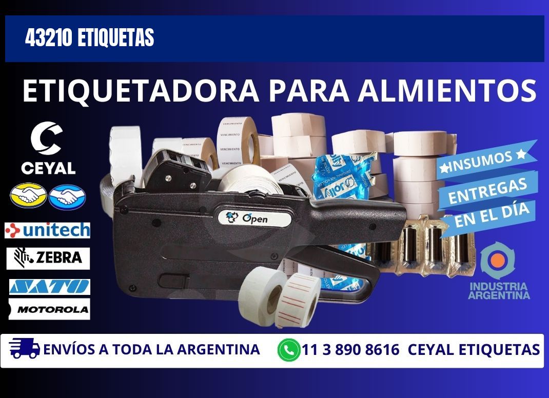 43210 ETIQUETAS