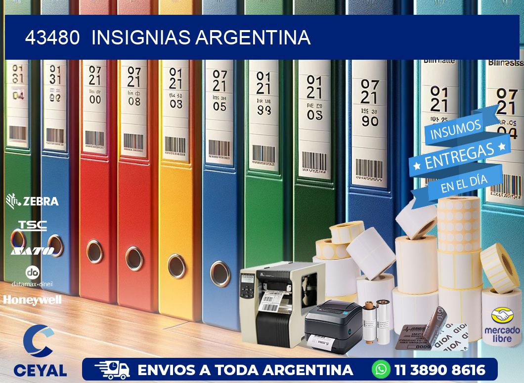 43480 Insignias Argentina