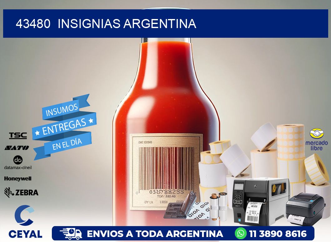 43480 Insignias Argentina