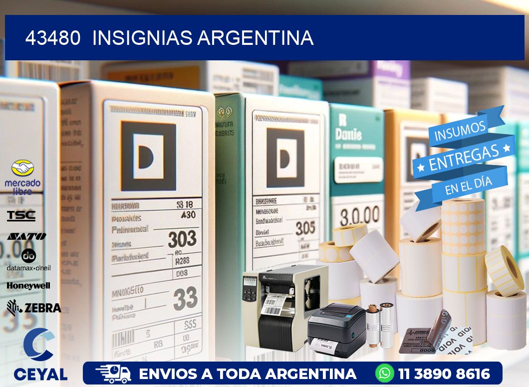 43480  Insignias Argentina