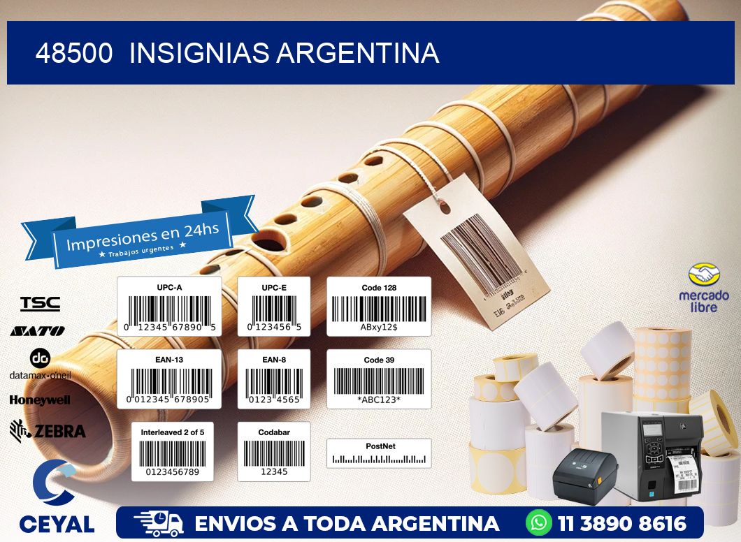 48500 Insignias Argentina