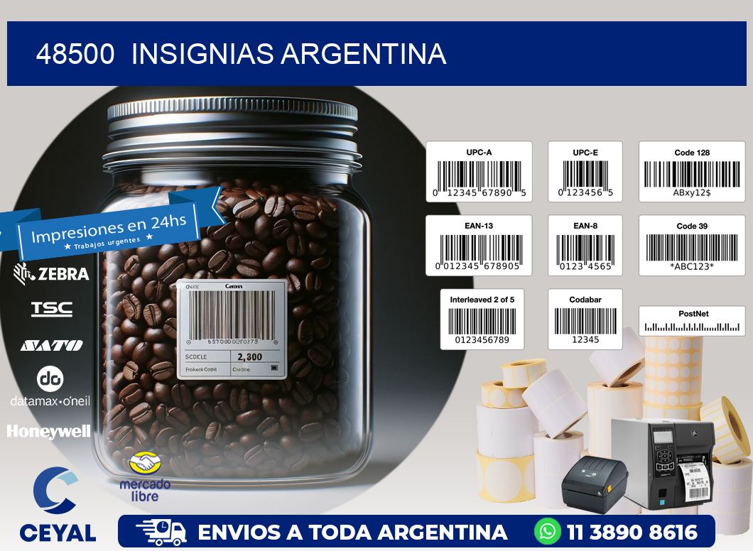 48500 Insignias Argentina