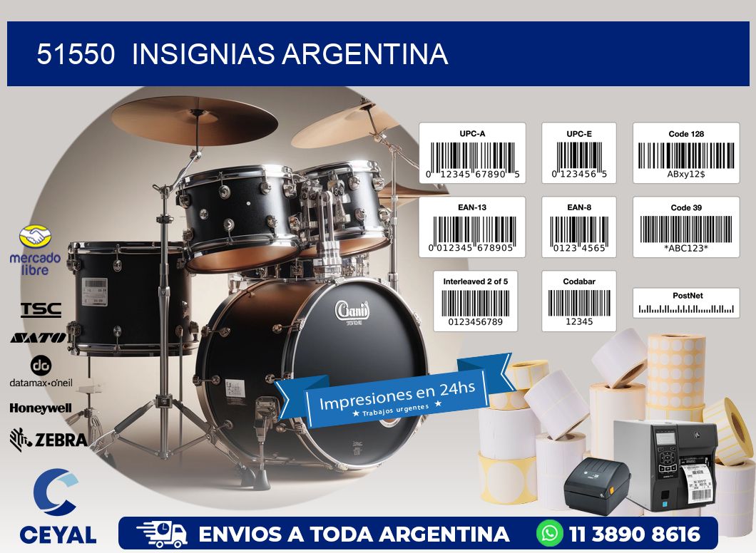51550 Insignias Argentina