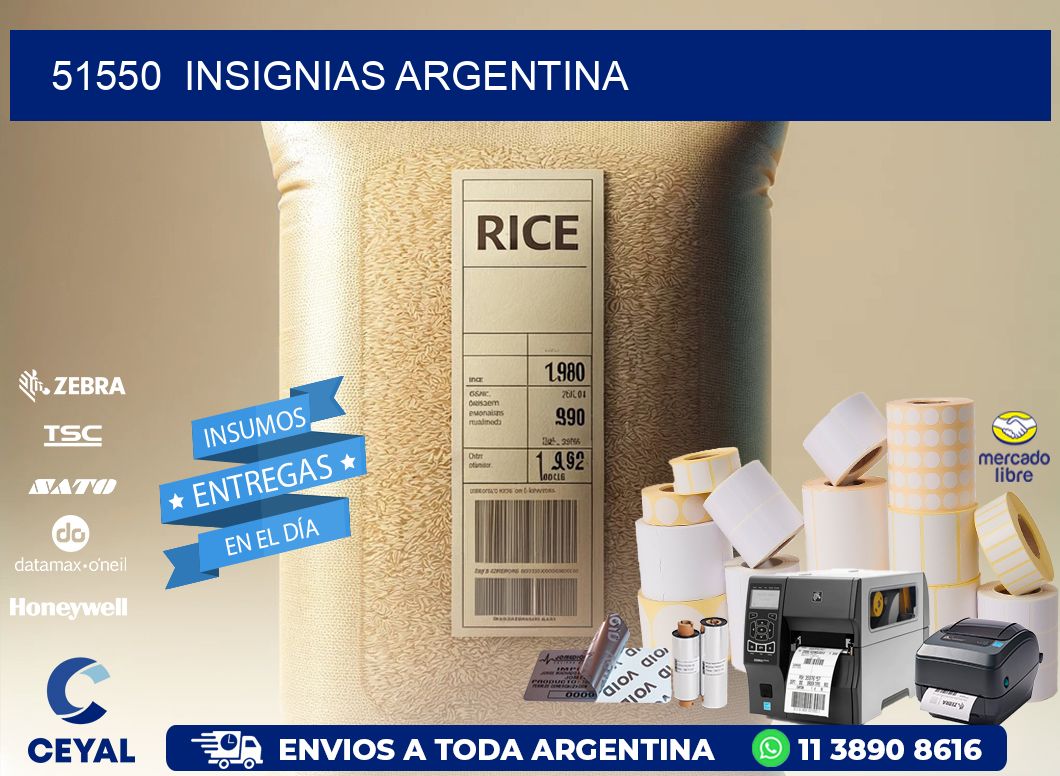 51550 Insignias Argentina