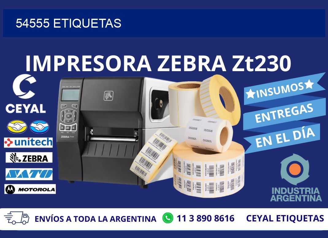 54555 ETIQUETAS