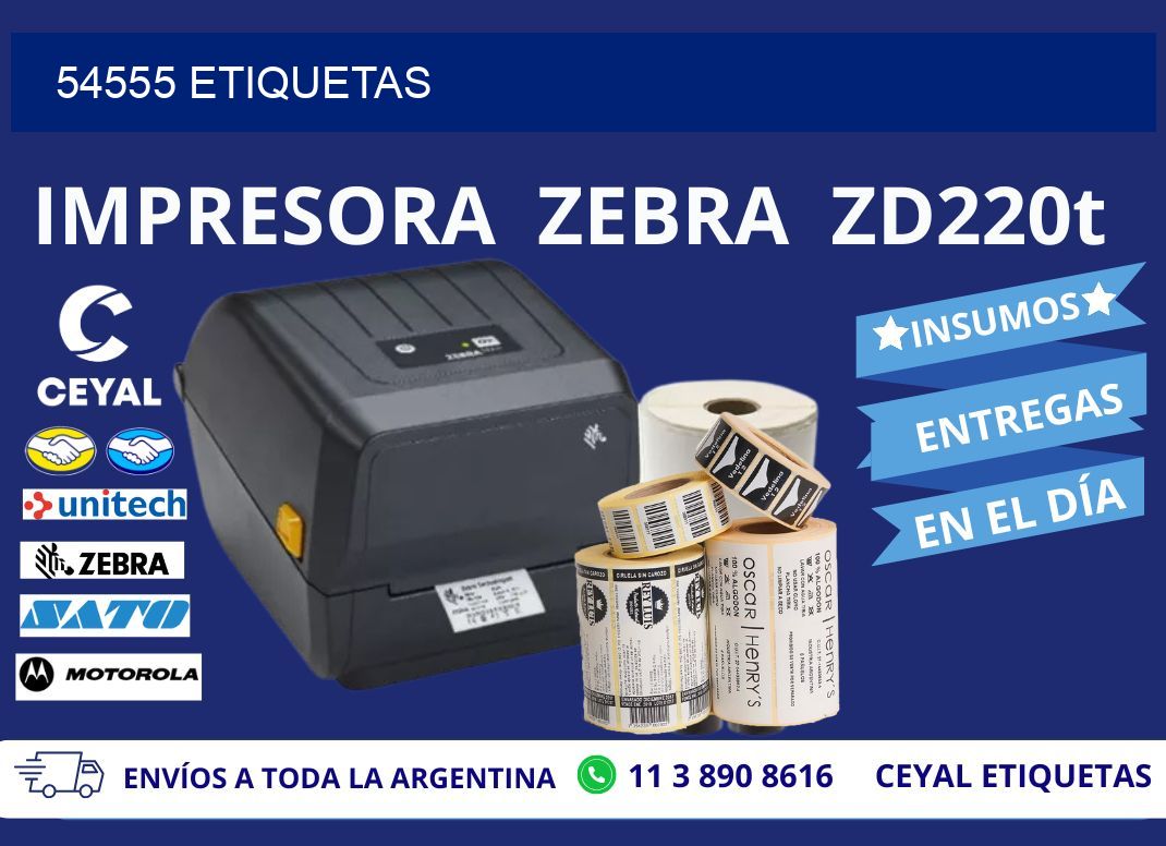 54555 ETIQUETAS