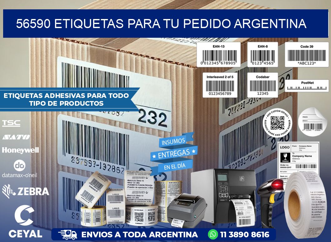 56590 ETIQUETAS PARA TU PEDIDO ARGENTINA