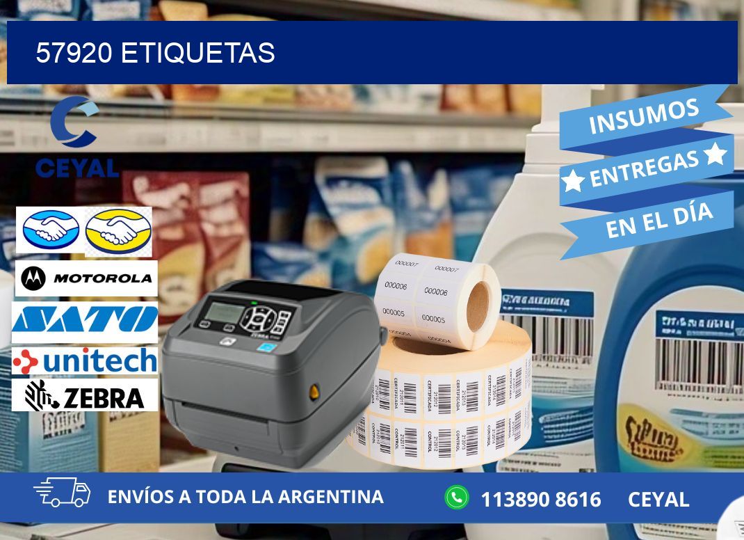 57920 ETIQUETAS