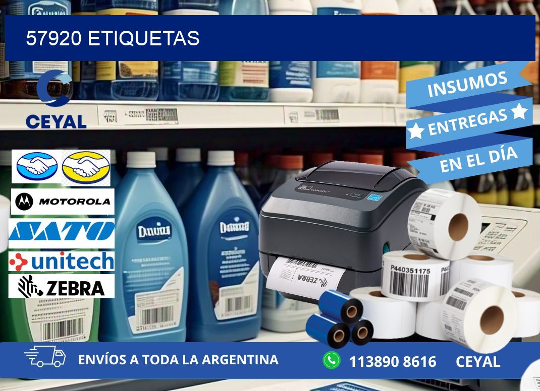 57920 ETIQUETAS