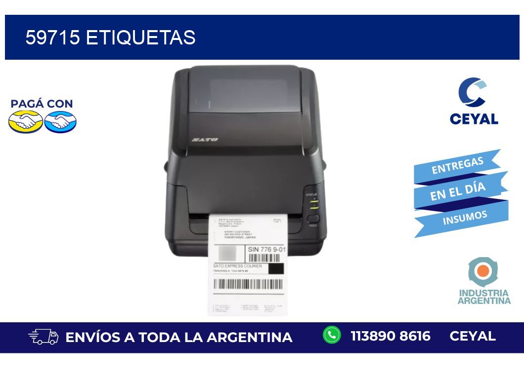59715 ETIQUETAS