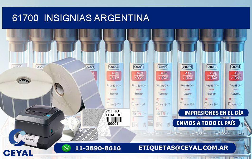 61700  Insignias Argentina