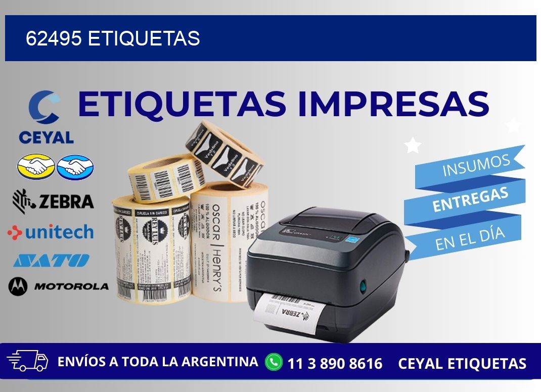 62495 ETIQUETAS
