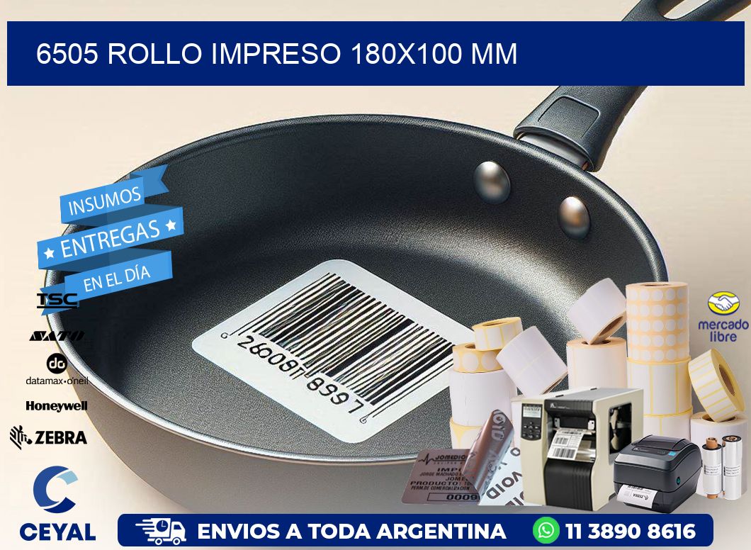 6505 ROLLO IMPRESO 180x100 mm